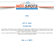 Tablet Screenshot of hotspotslocating.com